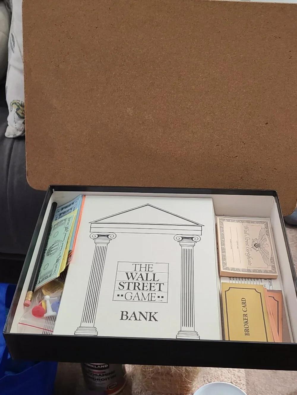Vintage The Wall Street Game Educational Finance Board Game Set
